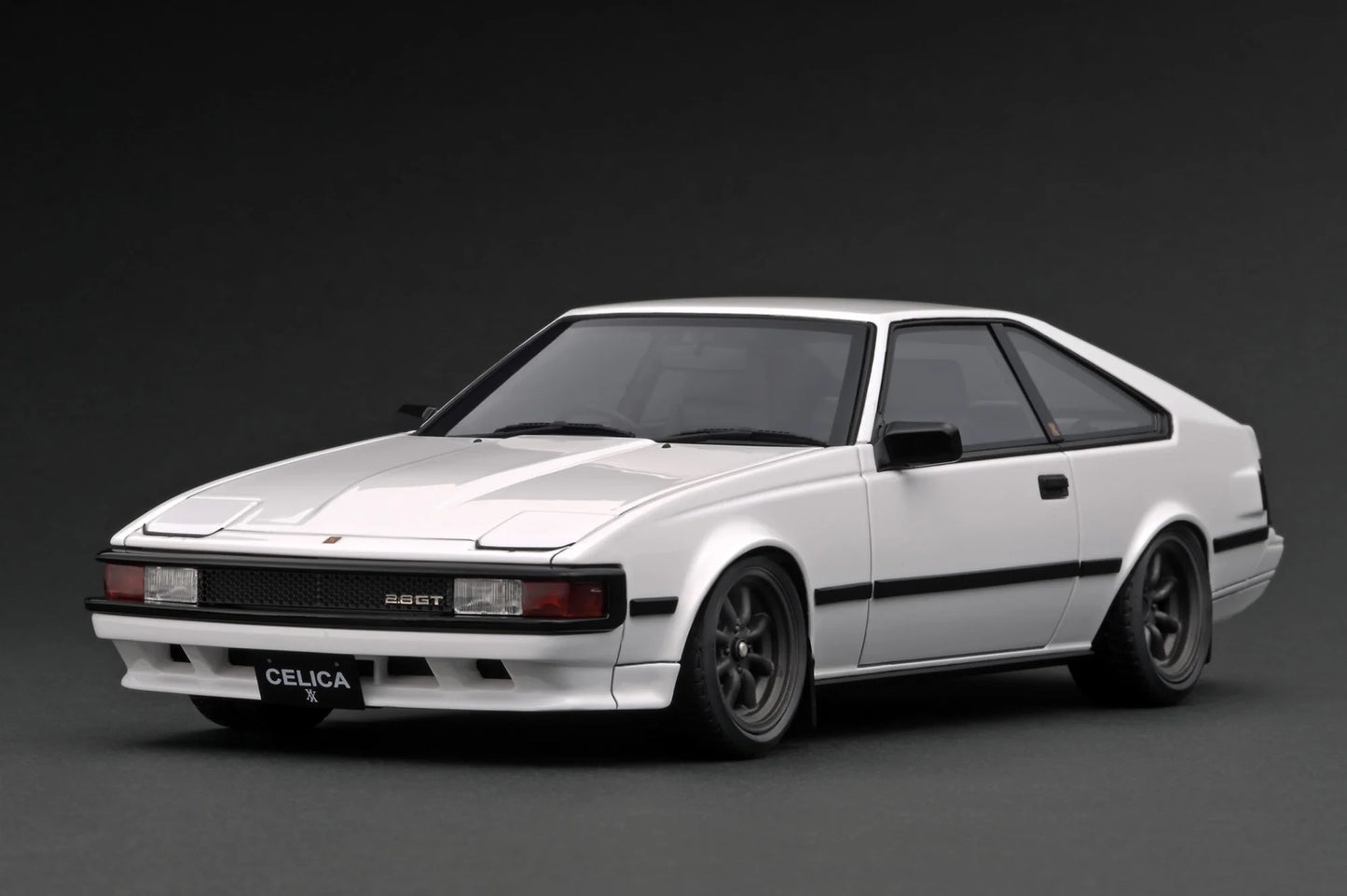 Ignition-Model Toyota Celica Supra Mk2 XX 2800 GT (A60) w/ Watanabe Wheels, White 1:18