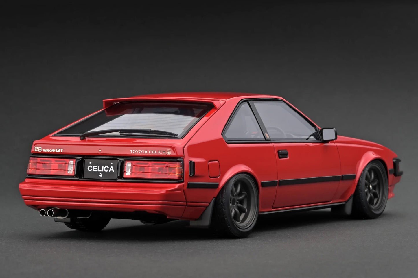 Ignition-Model Toyota Celica Supra Mk2 XX 2800 GT (A60) Red 1:18