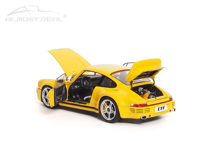 Almost-Real 2017 Porsche 911 RUF CTR Coupe Anniversary Blossom Yellow 1:18