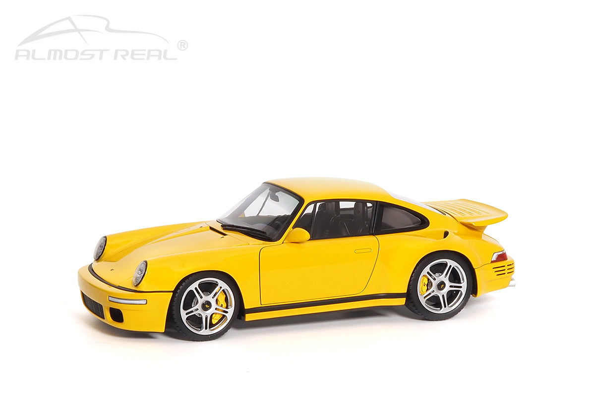 Almost-Real 2017 Porsche 911 RUF CTR Coupe Anniversary Blossom Yellow 1:18