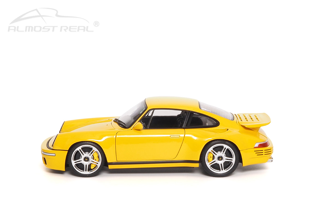 Almost-Real 2017 Porsche 911 RUF CTR Coupe Anniversary Blossom Yellow 1:18