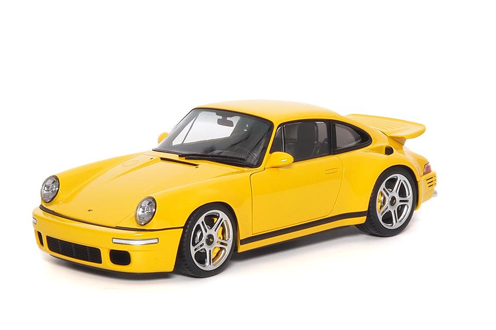 Almost-Real 2017 Porsche 911 RUF CTR Coupe Anniversary Blossom Yellow 1:18