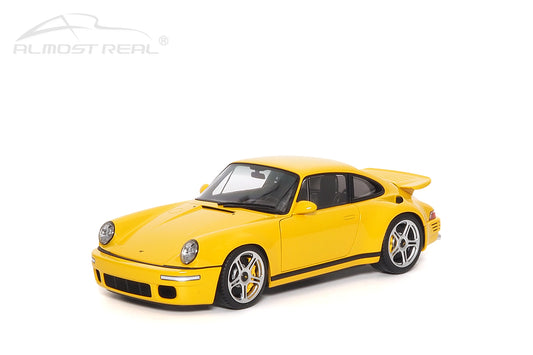 Almost-Real 2017 Porsche 911 RUF CTR Coupe Anniversary Blossom Yellow 1:18