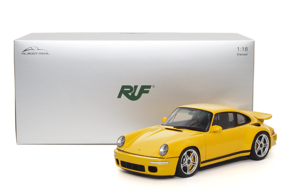 Almost-Real 2017 Porsche 911 RUF CTR Coupe Anniversary Blossom Yellow 1:18