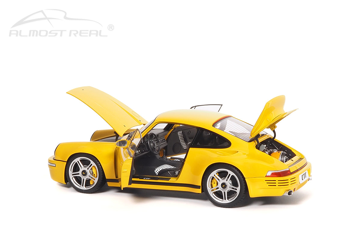 Almost-Real 2017 Porsche 911 RUF CTR Coupe Anniversary Blossom Yellow 1:18