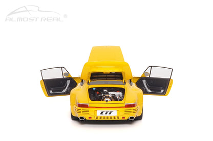 Almost-Real 2017 Porsche 911 RUF CTR Coupe Anniversary Blossom Yellow 1:18