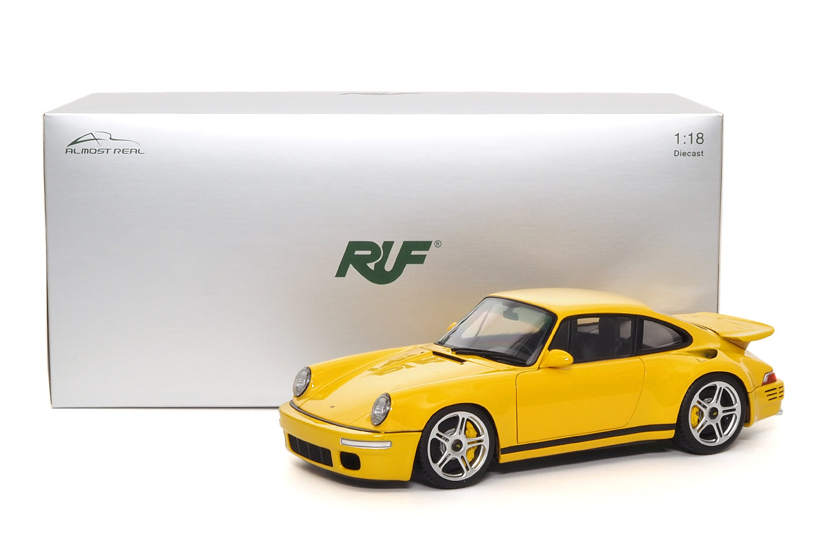 Almost-Real 2017 Porsche 911 RUF CTR Coupe Anniversary Blossom Yellow 1:18