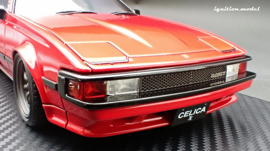 Ignition-Model Toyota Celica Supra Mk2 XX 2800 GT (A60) Red 1:18