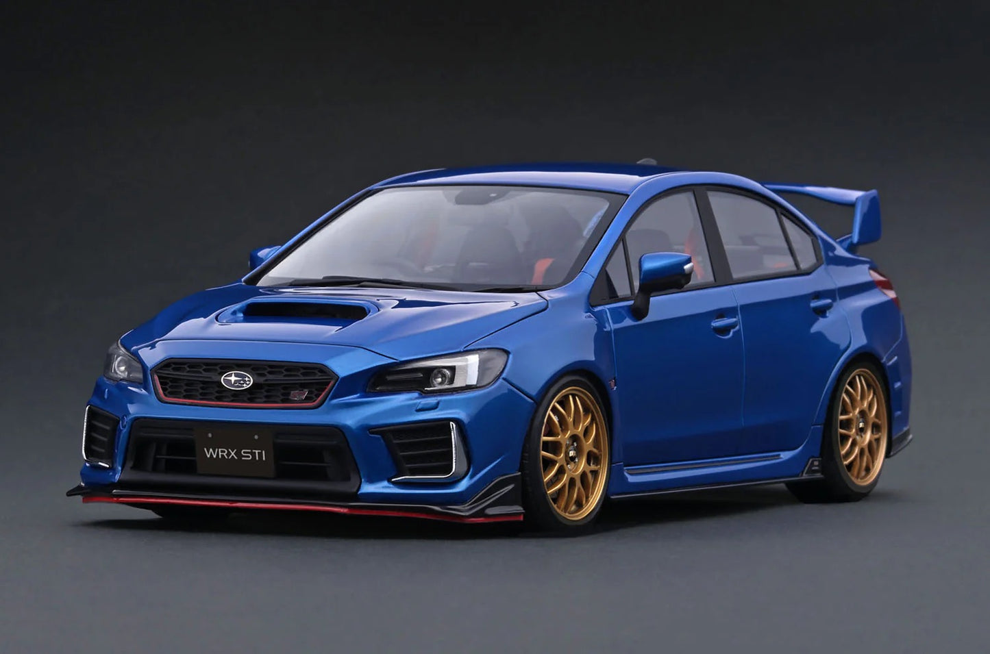 Ignition-Model Subaru WRX STi (CBA-VAB) Blue Metallic 1:18