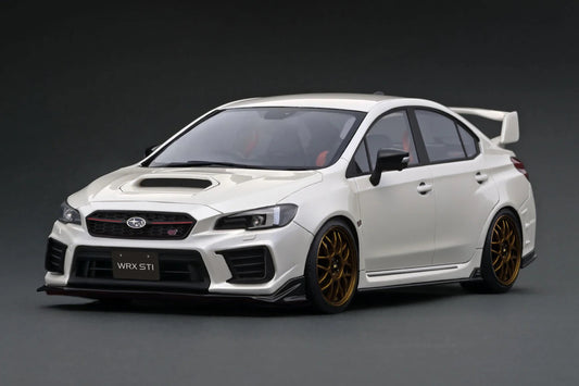 Ignition-Model Subaru WRX STi (CBA-VAB) Pearl White 1:18