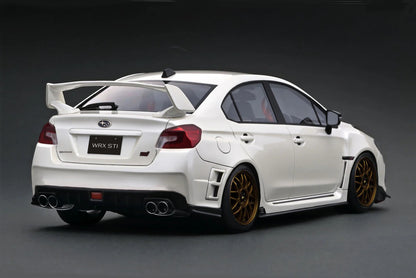 Ignition-Model Subaru WRX STi (CBA-VAB) Pearl White 1:18