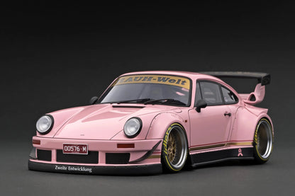 Ignition-Model Porsche 911 RWB 930 Pink Southern Cross w/ Gold Work M1 Wheels 1:18