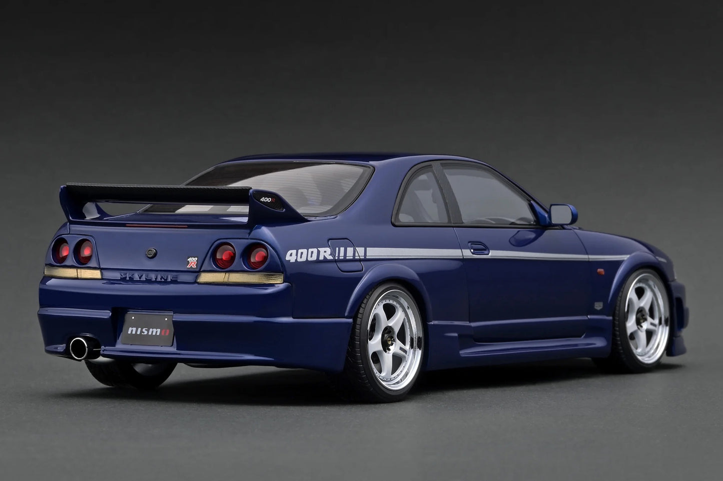 Ignition-Model Nissan Skyline GT-R 400r R33 (BCNR33) RHD Deep Marine Blue 1:18