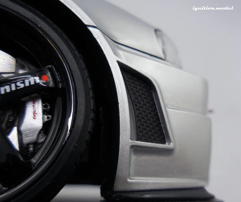 Ignition-Model Nissan Nismo GT-R R34 (BNR34) Z-tune PROTOTYPE RHD Silver 1:18