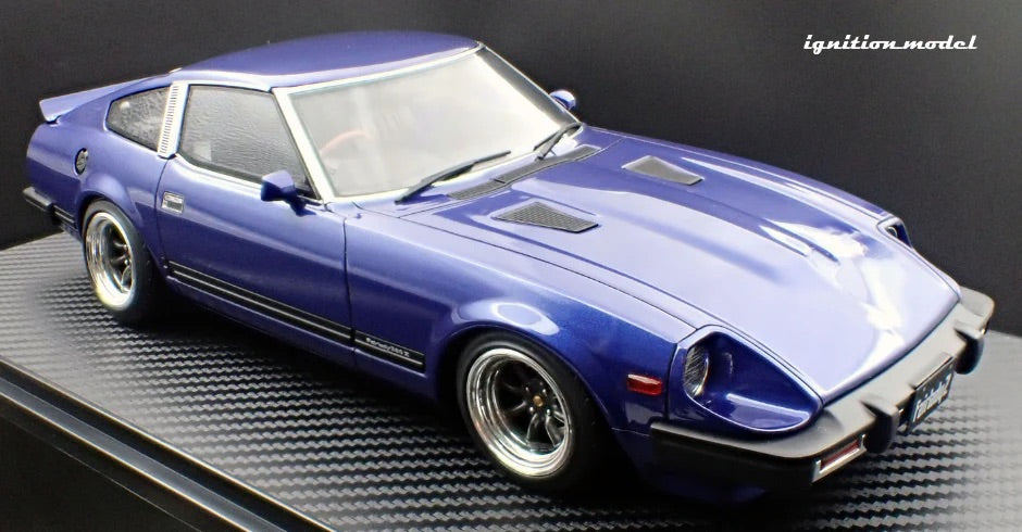 Ignition-Model Nissan Fairlady Z S130 RHD Blue Metallic 1:18