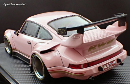 Ignition-Model Porsche 911 RWB 930 Pink Southern Cross w/ Gold Work M1 Wheels 1:18