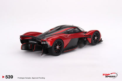 Topspeed Aston Martin Valkyrie Hyper Red 1:18