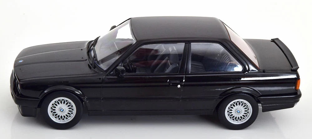 KK-Scale 1987 BMW 325i (e30) M Package Coupe Black Metallic 1:18