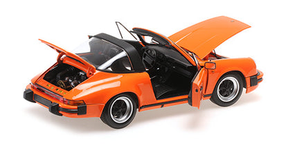 Minichamps 1983 Porsche 911 Carrera 3.2 Targa G Series Orange 1:18