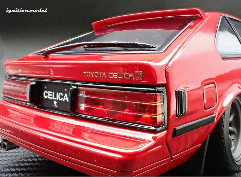 Ignition-Model Toyota Celica Supra Mk2 XX 2800 GT (A60) Red 1:18