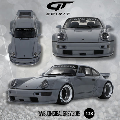 GT Spirit 2015 Porsche 911 964 RWB Jonsibal Grey 1:18 Resin