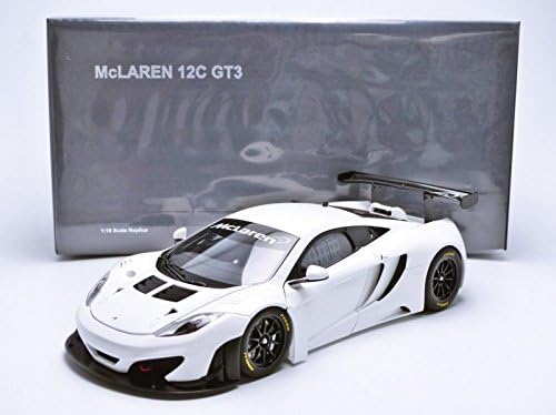 AUTOart Mclaren 12C GT3 White w/ Black Wheels 1:18