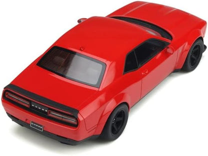 GT Spirit 2021 Dodge Challenger SRT Hellcat Super Stock Red 1:18