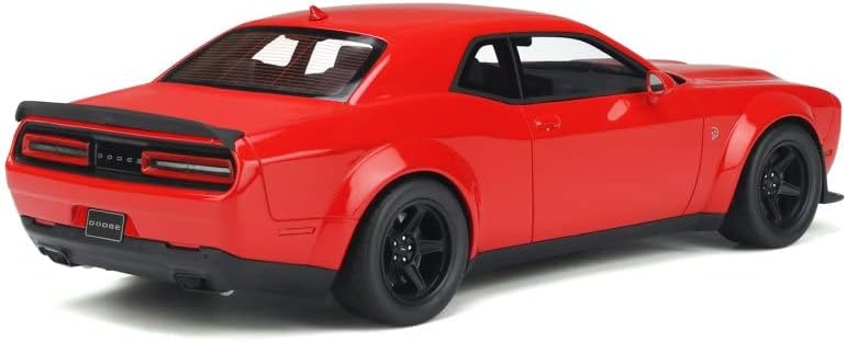 GT Spirit 2021 Dodge Challenger SRT Hellcat Super Stock Red 1:18