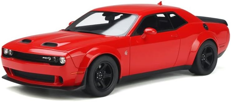 GT Spirit 2021 Dodge Challenger SRT Hellcat Super Stock Red 1:18