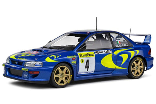 Solido 1997 Subaru Impreza 22b #4 P. Liatti Rally Monte Carlo Blue 1:18