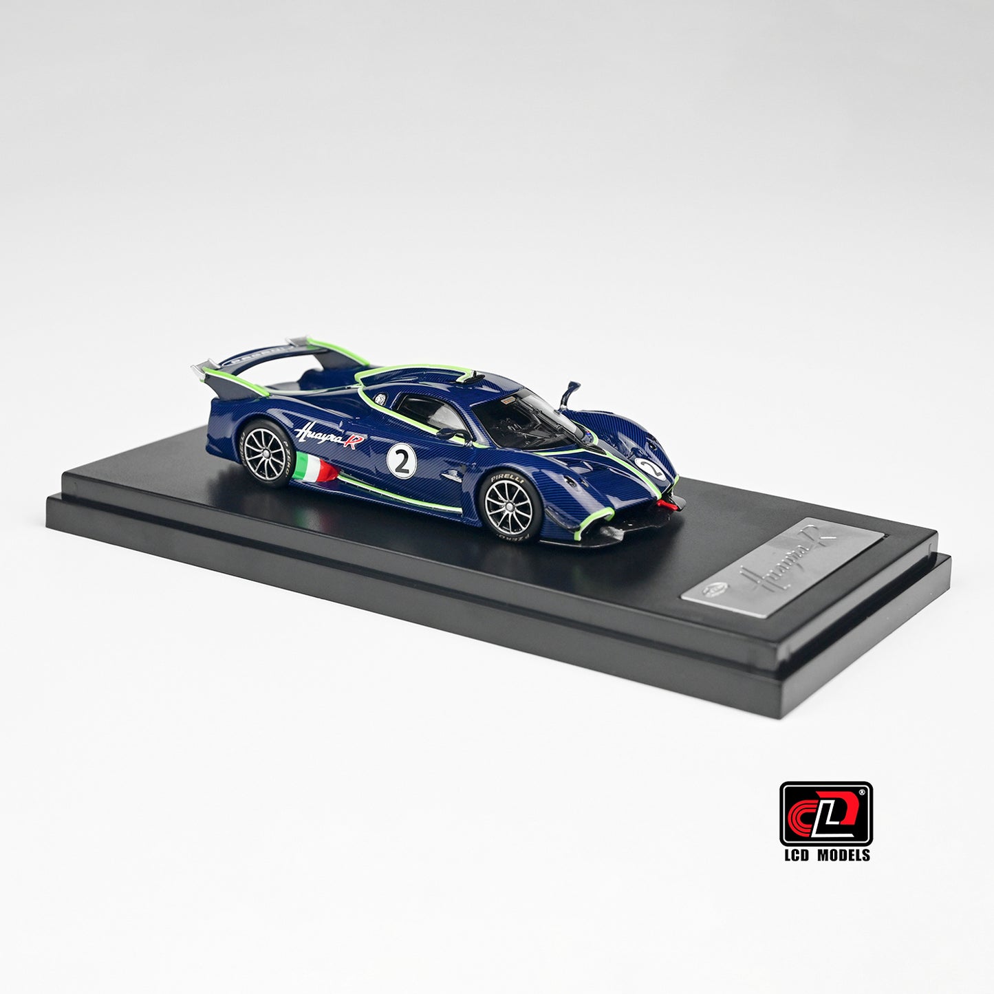 LCD Pagani Huayra R No 2 Blue Carbon 1:64