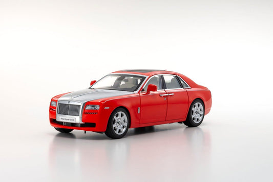 Kyosho 2011 Rolls Royce Ghost Red and Silver 1:18