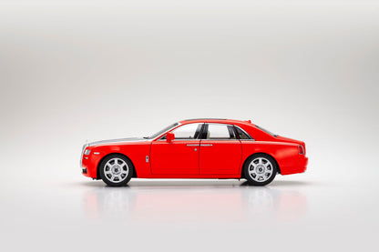 Kyosho 2011 Rolls Royce Ghost Red and Silver 1:18