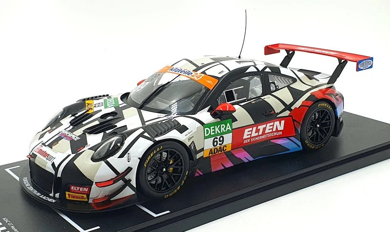 Ixo 2018 Porsche 911 991.2 GT3 R Iron Force No.69 ADAC GT Masters 2018 Slooten, Luhr 1:18