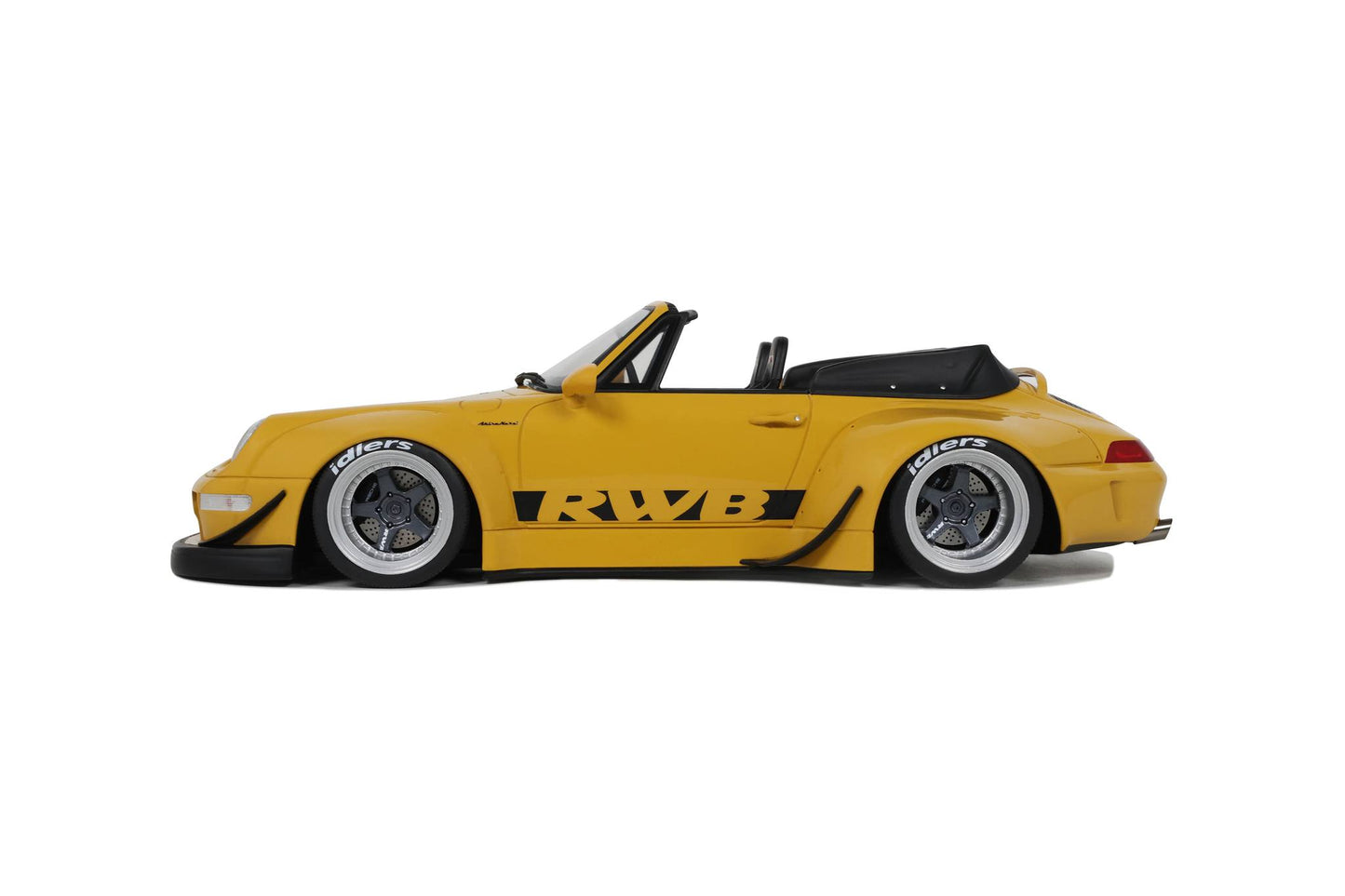 GT Spirit 2023 Porsche 911 993 RWB Bodykit Nohra Spider Yellow 1:18 Resin