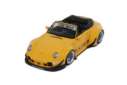 GT Spirit 2023 Porsche 911 993 RWB Bodykit Nohra Spider Yellow 1:18 Resin