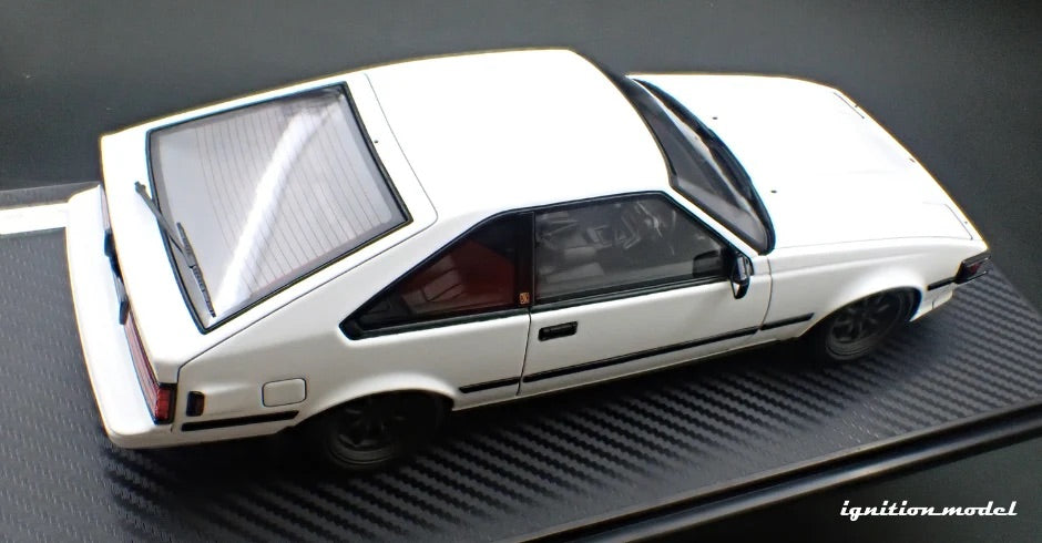 Ignition-Model Toyota Celica Supra Mk2 XX 2800 GT (A60) w/ Watanabe Wheels, White 1:18