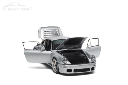 Almost-Real 2017 Porsche 911 RUF CTR Coupe Anniversary GT Silver 1:18