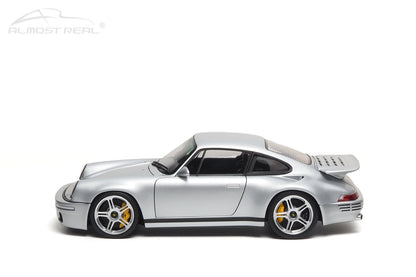 Almost-Real 2017 Porsche 911 RUF CTR Coupe Anniversary GT Silver 1:18