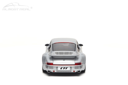 Almost-Real 2017 Porsche 911 RUF CTR Coupe Anniversary GT Silver 1:18