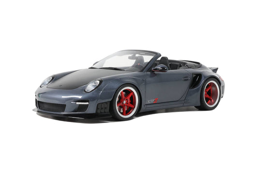 GT Spirit 2016 Porsche 911 997 Cabriolet LB Works Grey w/ Red Wheels 1:18