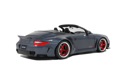 GT Spirit 2016 Porsche 911 997 Cabriolet LB Works Grey w/ Red Wheels 1:18 Resin