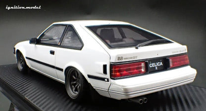 Ignition-Model Toyota Celica Supra Mk2 XX 2800 GT (A60) w/ Watanabe Wheels, White 1:18