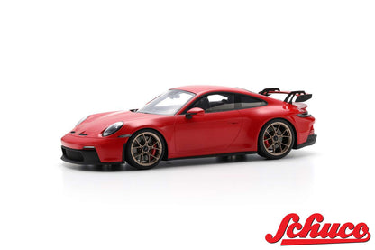 Schuco 2022 Porsche 911 992 GT3 Guards Red w/ Display Case 1:18