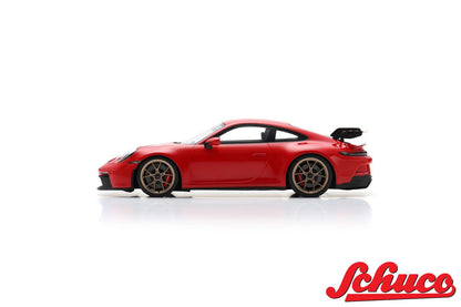 Schuco 2022 Porsche 911 992 GT3 Guards Red w/ Display Case 1:18