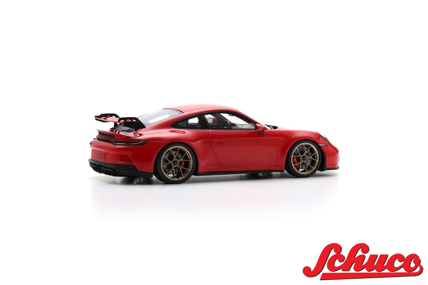 Schuco 2022 Porsche 911 992 GT3 Guards Red w/ Display Case 1:18