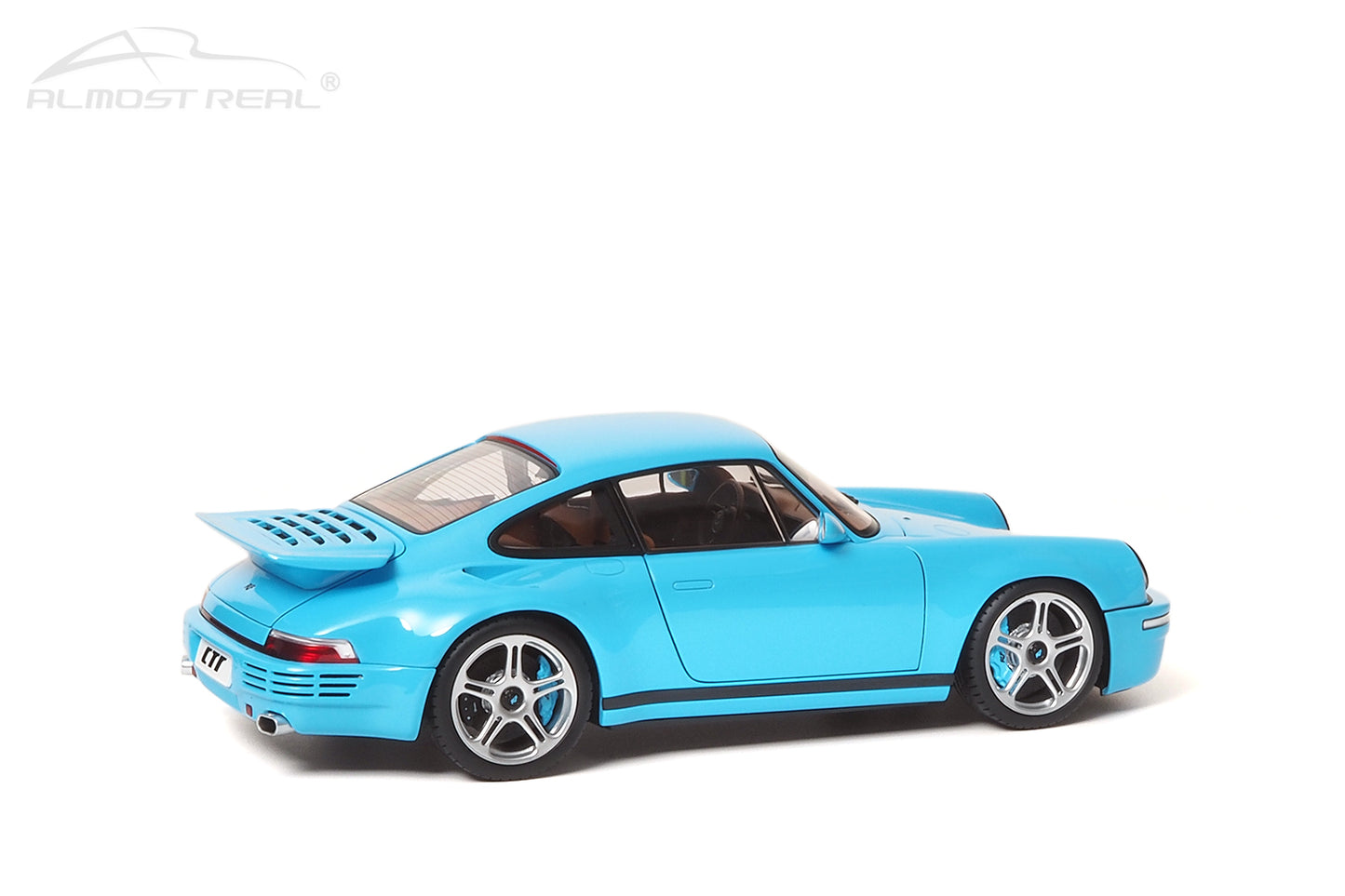 Almost-Real 2017 Porsche 911 RUF CTR Coupe Anniversary Bavarian Sky Blue 1:18