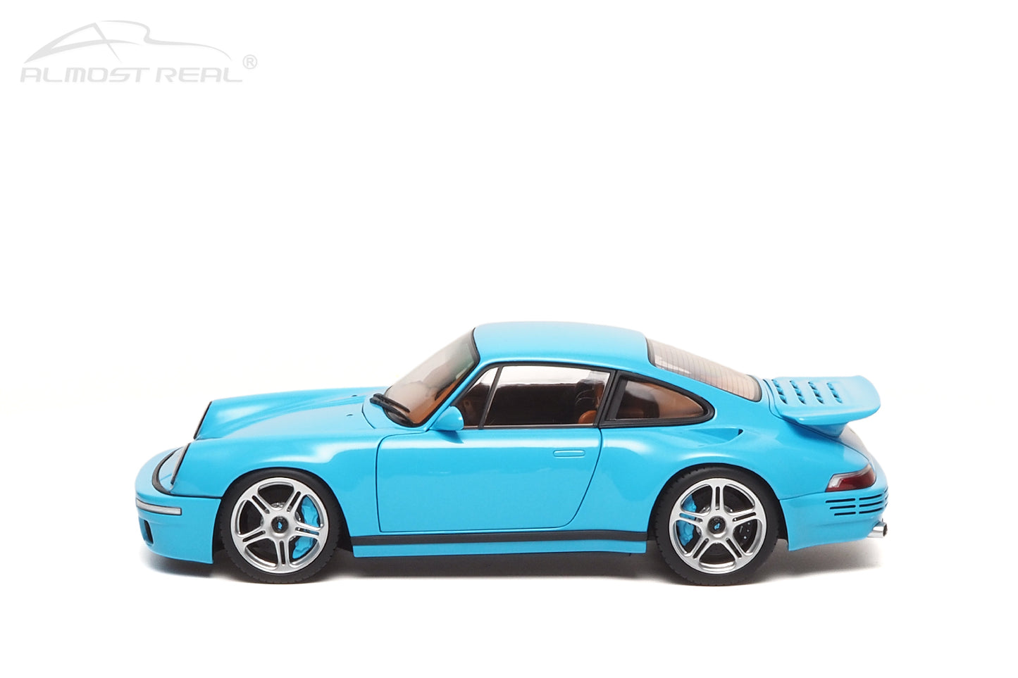 Almost-Real 2017 Porsche 911 RUF CTR Coupe Anniversary Bavarian Sky Blue 1:18