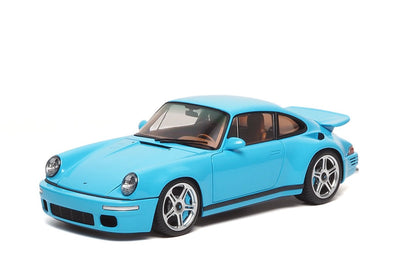 Almost-Real 2017 Porsche 911 RUF CTR Coupe Anniversary Bavarian Sky Blue 1:18