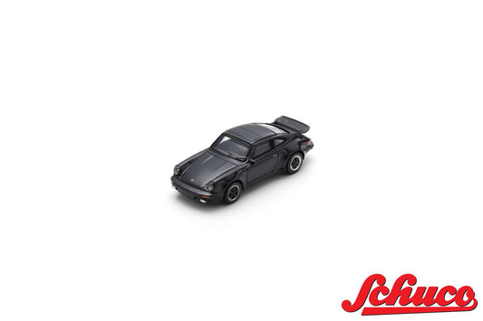 Schuco 1977 Porsche 911 Turbo Coupe 930 Black 1:64